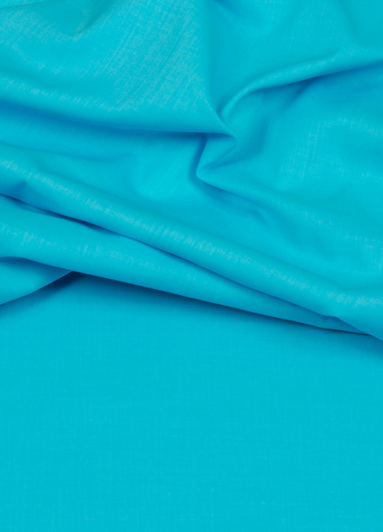 Batist -  Uni - türkis - Hilco